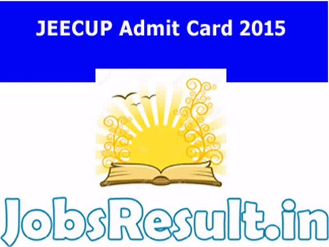 JEECUP Admit Card UP Polytechnic Hall Ticket 2015