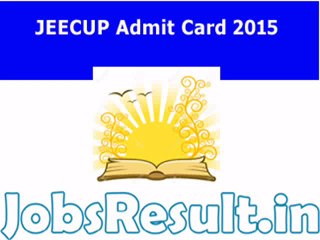 JEECUP Admit Card UP Polytechnic Hall Ticket 2015