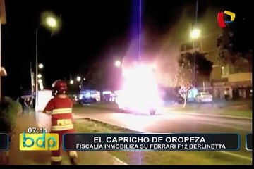 El capricho de Oropeza: autoridades inmovilizan su ferrari F12 Berlinetta