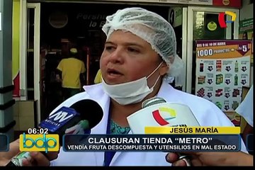 Jesús María: clausuran local de conocido supermercado por frutas en mal estado