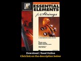 Download Essential Elements for Strings Book with EEi Cello By Robert Gillespie