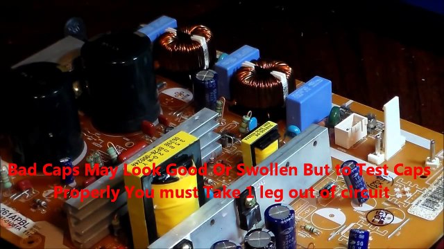 HOW TO TEST CAPACITORS IN CIRCUIT with Meter Tester