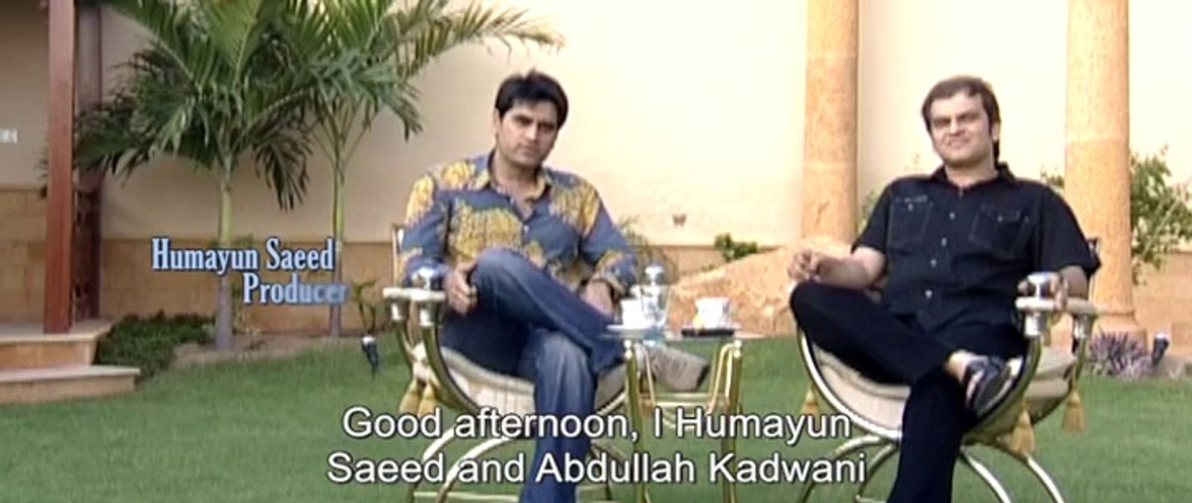 Producers Humayun Saeed & Abdullah Kadwani discussing TV Serial "Sarkar Sahab" and Kamran Qureshi