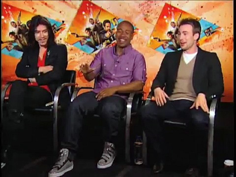Chris Evans, Columbus Short and Oscar Jaenada - The Losers INterview