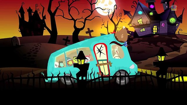 Wheels On The Bus Nursery Rhymes Scary Songs Halloween Songs