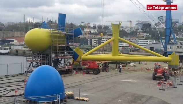 Brest. L'hydrolienne Sabella tourne déjà
