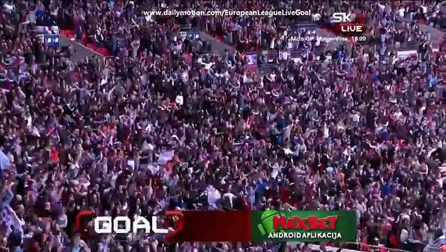 Christian Benteke 1:1 | Aston Villa - Liverpool 19.04.2015 HD