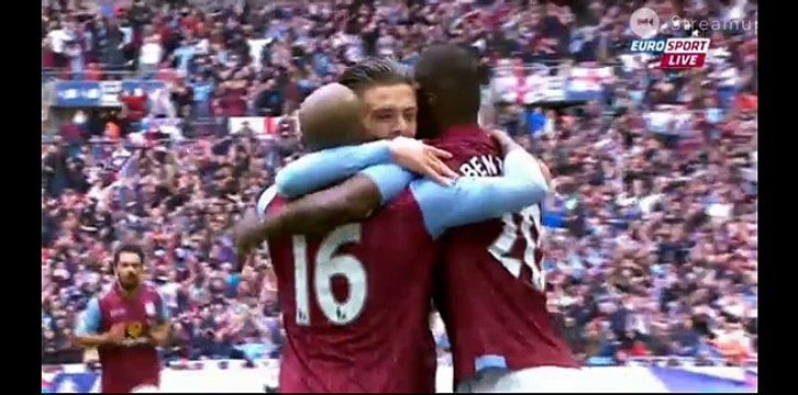 Christian Benteke 1:1 - Aston Villa vs Liverpool -England FA Cup 19.04.2015