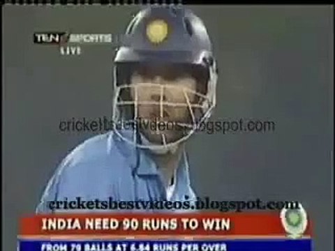 Yuvraj Singh VS Umar Gul Fight Cricket History