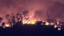 Californie : un incontrôlable feu de broussailles menace 300 habitations