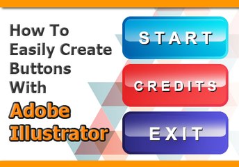 Adobe Illustrator Tutorial - How To Easily Create Buttons