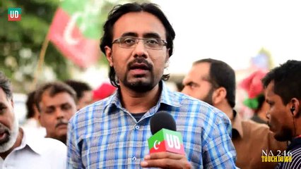 NA-246 Resident Praising Imran Khan And Bashes MQM