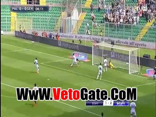 باليرمو يفوز بثنائيه امام جنوى بالدورى الايطالى