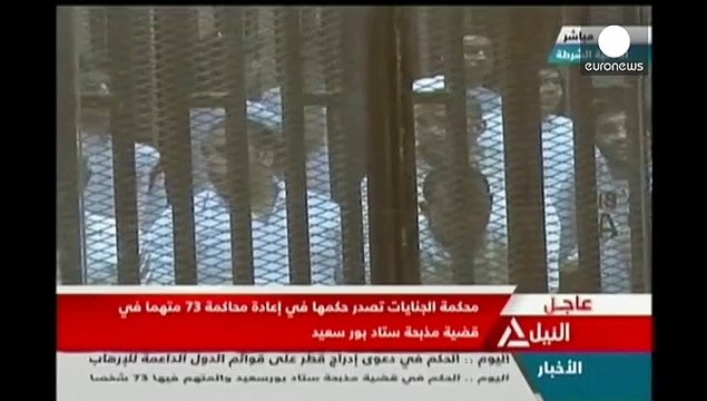 Egyptian court moves toward death penalty for hooligans