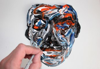 sculpting the mask 1 minute