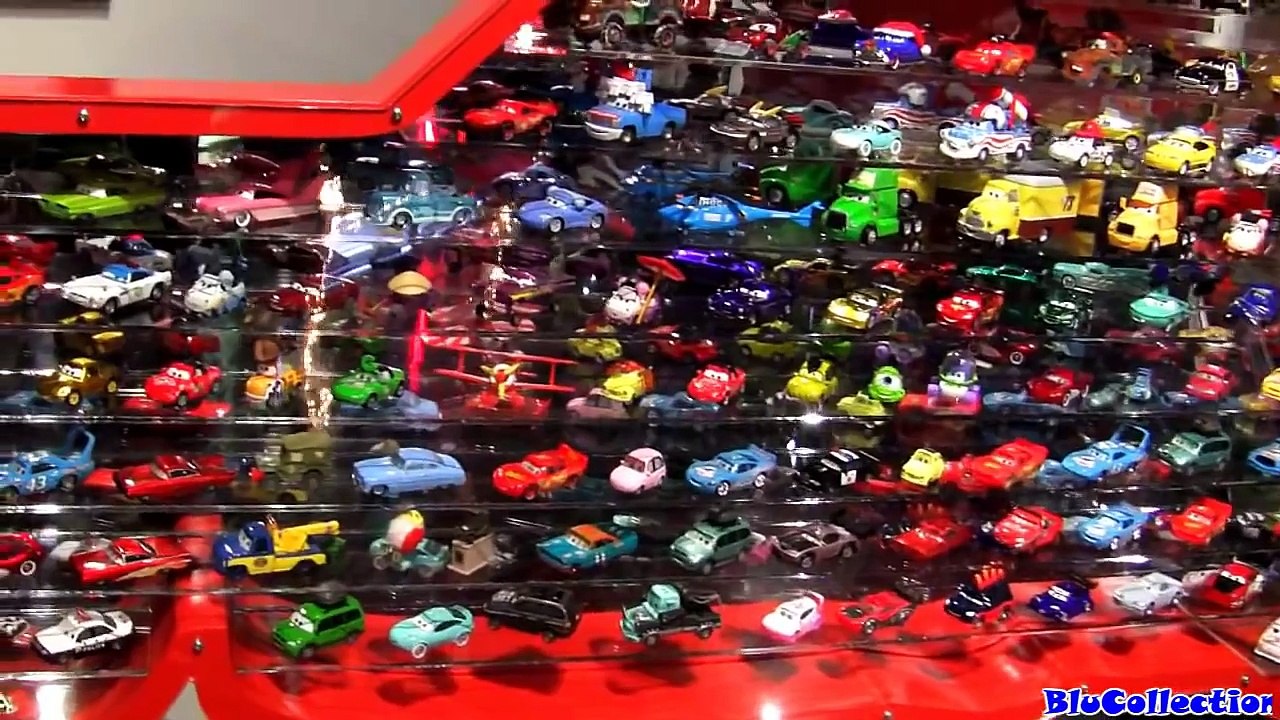 Huge Lightning McQueen Display Complete Collection Diecasts from Petersen Museum Disney Pixar