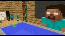Monster School: Swimming - Minecraft Animation