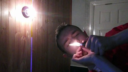 Axeman Smokes Cigarettes
