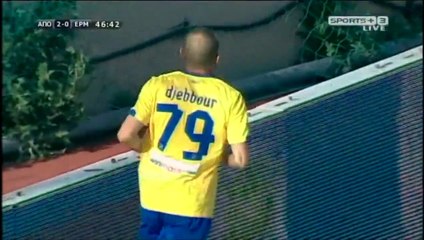 Doublé de Djebbour contre Ermis