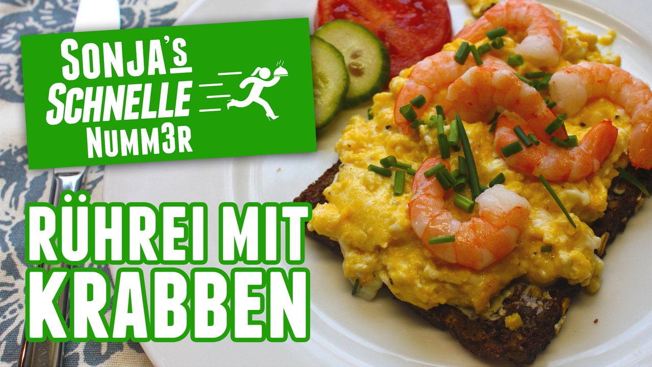 Rührei mit Krabben - Rezept (Sonja's Schnelle Nummer #47)