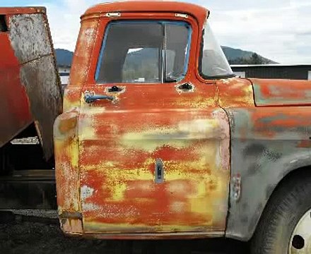 1 0f 3 Big Red 1959 Chevrolet Viking 60 Redneck Restoration's This Old Truck featuring