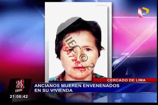 Ancianos mueren envenenados en su vivienda del Cercado de Lima