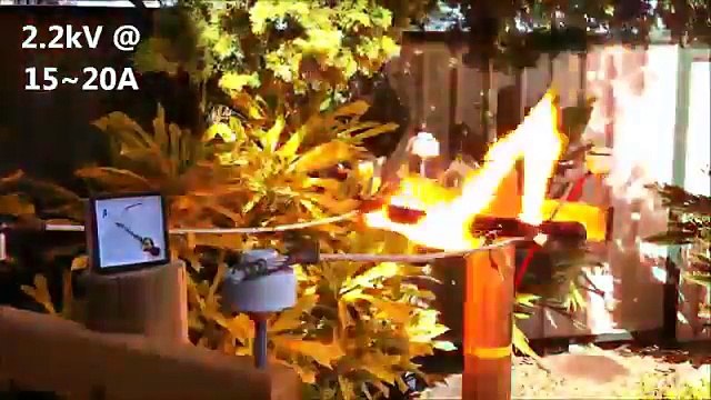 Arcs Sparks & Flashovers with Power İlginç bir elektrik deneyi