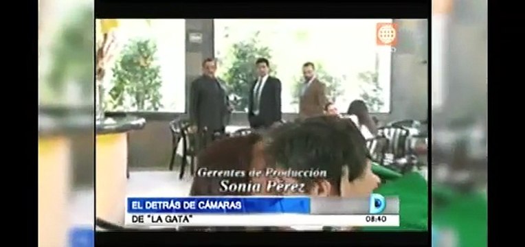 La Gata : Mira aquí el detrás de cámaras de la telenovela