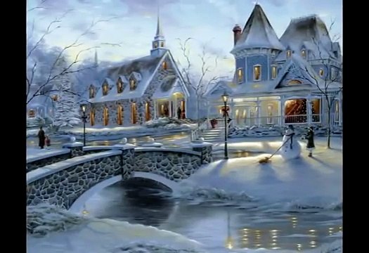 Волшебная музыка зимы. Падал снег Красивая музыка! Music Sergey Chekalin. Very beautiful music!