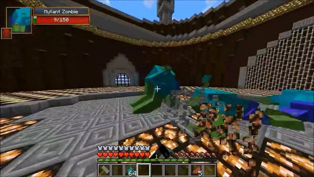 MUTANT ZOMBIE VS HULK - Minecraft Mod Battle - Mob Battles - Superheroes and Mutant Creatures Mods