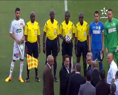 تيفو خيالي للرجاء أمام وفاق سطيف