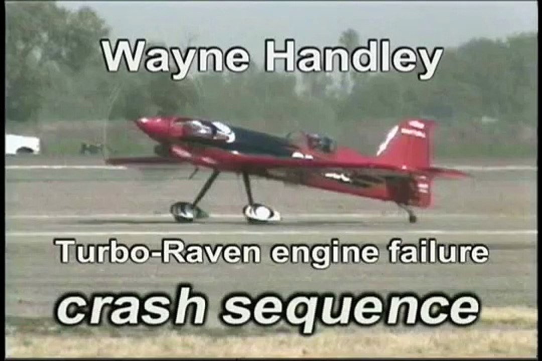 Wayne Handley "Turbo-Raven" Aerobatic Airplane Crash at the Salinas Airshow