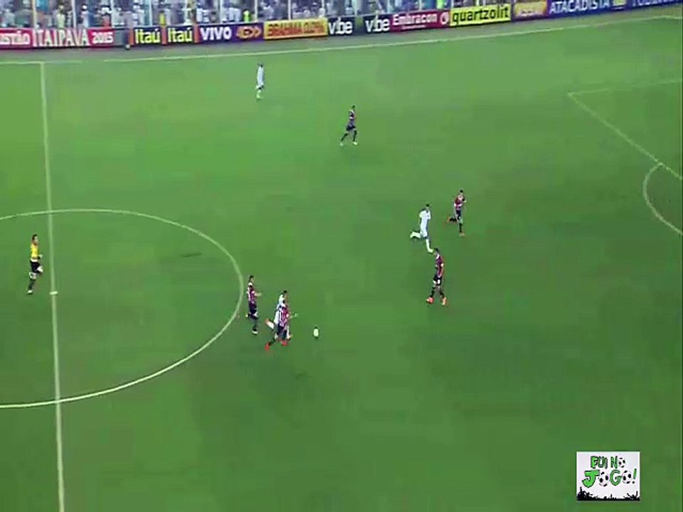 Santos 2 x 1 São Paulo - GOLS - Campeonato Paulista - 19/04/2015