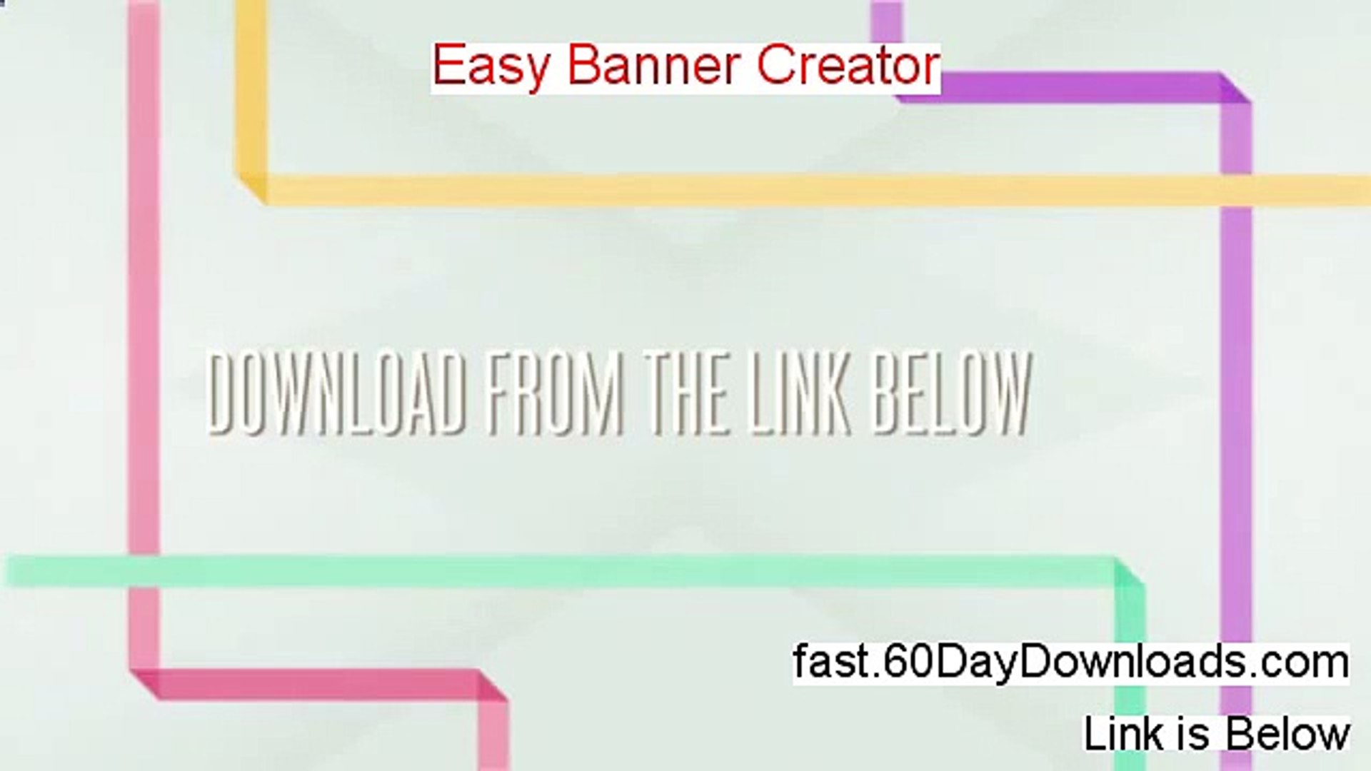 Get Easy Banner Creator Free Of Risk For 60 Days Video Dailymotion