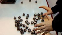 Kilobot - Swarm Robots - Collective Behaviour Demonstration with Q&A - Sheffield University
