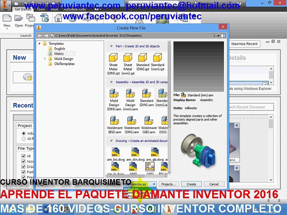 CURSO INVENTOR BARQUISIMETO | curso inventor bucaramanga | curso inventor bh