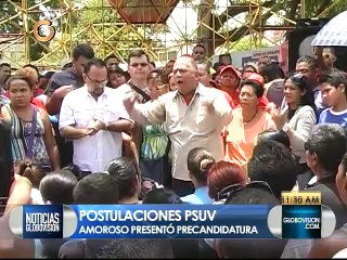 Elvis Amoroso presentó precandidatura a elecciones parlamentarias