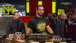 WWE RAW (4/2/15) - Neville vs. Seth Rollins