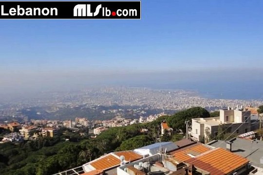 350 m2 Apartment for sale in Beit Mery with a 50 m2 terrace and Panoramic view beirut sea and mountains