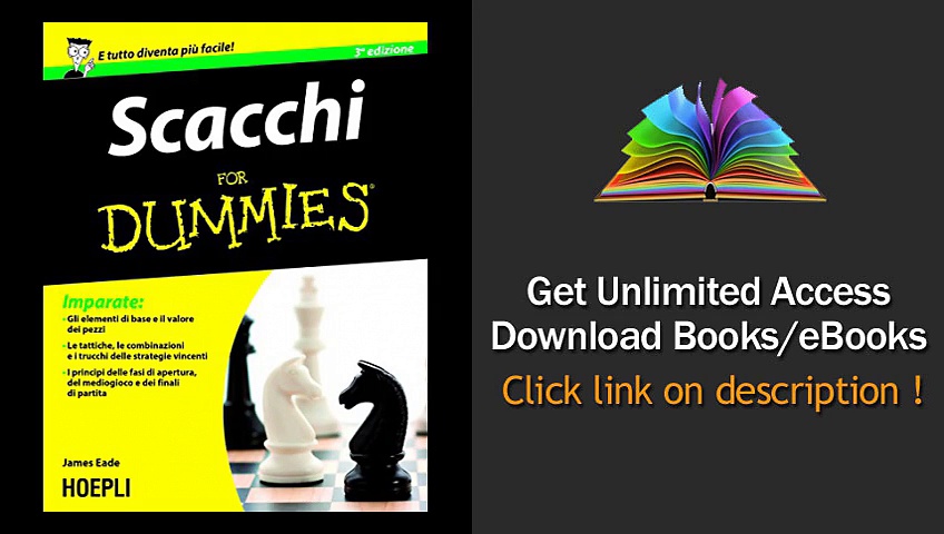 Scarica Scacchi For Dummies (Hoepli for Dummies) PDF