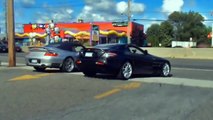 Mercedes McLaren SLR Vs Porsche 911 Turbo Street Racing New York