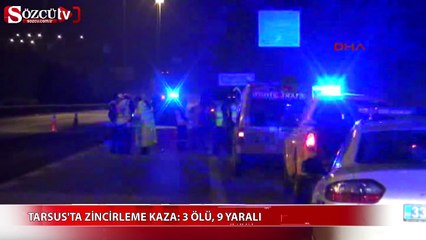Tarsus'ta trafik 3 can aldı!
