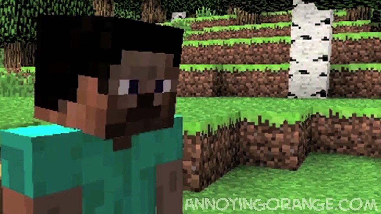 Annoying Orange - Annoying Orange Vs. Minecraft