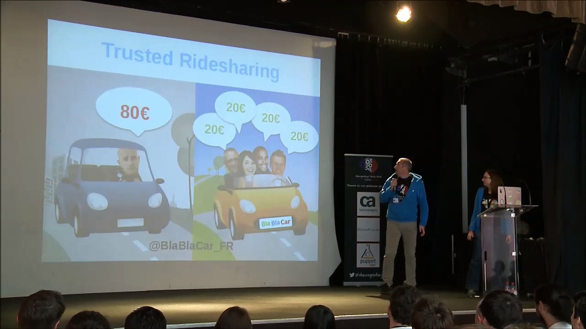 ⁣devopsdays Paris 2015 - Nicolas Blanc & Muriel Lusseau: devops culture at BlaBlaCar: Keep CAMS a