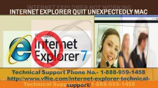 Internet Explorer has stopped working how to solve Tech help 1-888-959-1458