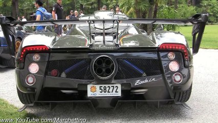 Pagani Zonda 760LM Sound - Start, Rev and Driving