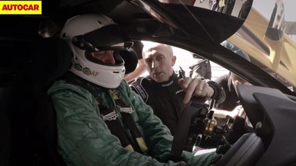 McLaren P1 GTR driven flat out on track_ on-board video blog