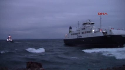 Çanakkale- Tahliye İçin Rüzgarın Dinmesi Bekleniyor