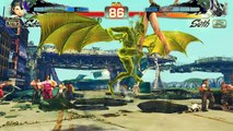 Ultra Street Fighter 4 Omega mode mods new Sakura Swimsuit Seth Vampire costumes gameplay HD
