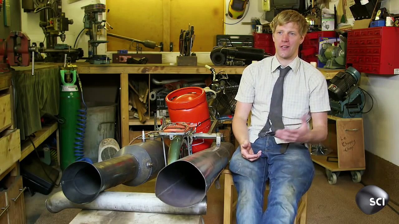 Jet Engine Bicycle Blasts Off | Outrageous Acts of Science